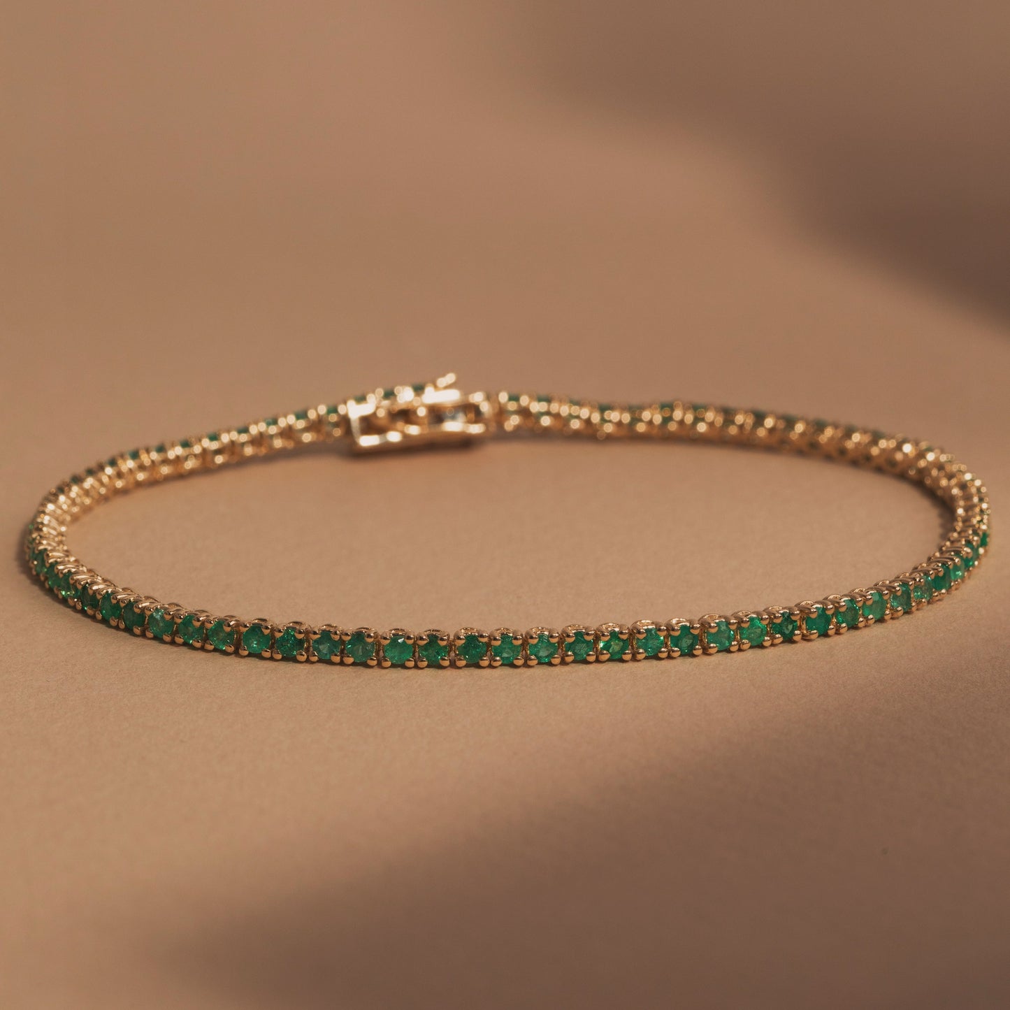 Eternal emerald tennis bracelet